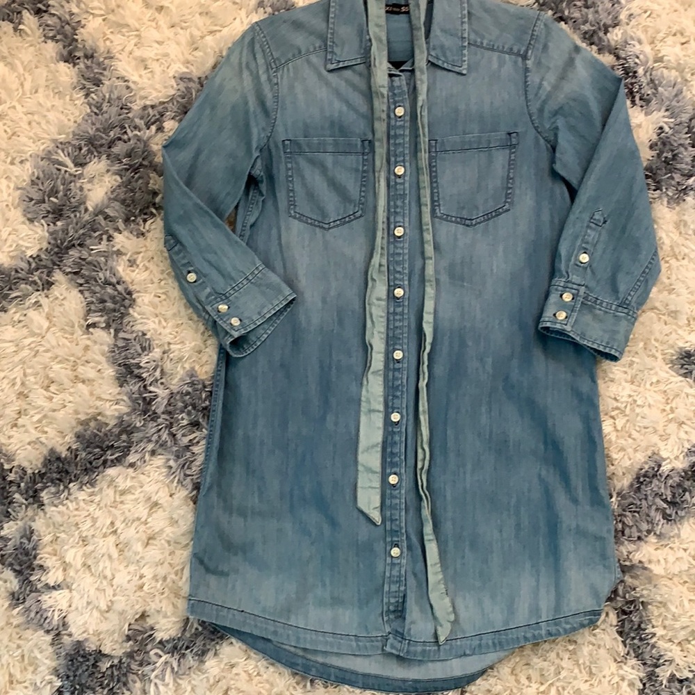 Express denim shirt dress